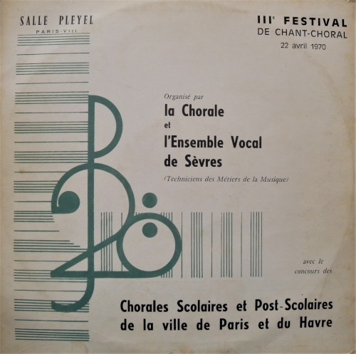 3ᵉ Festival de chant-choral 1970