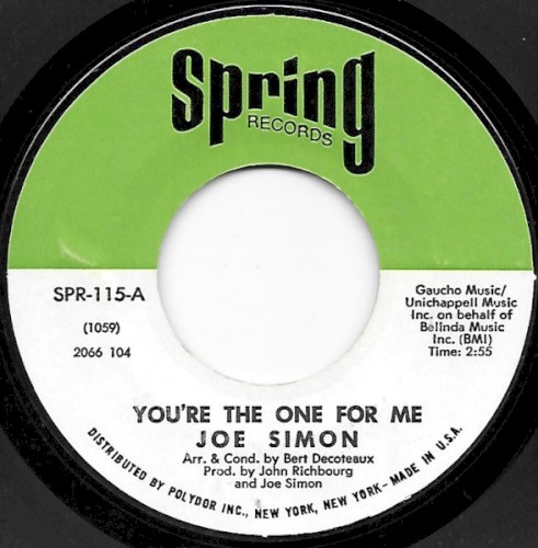 You're the One for Me / I Ain't Givin' Up