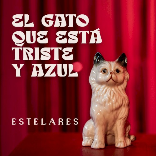 El gato que está triste y azul