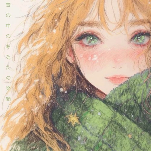 雪の中のあなたの笑顔