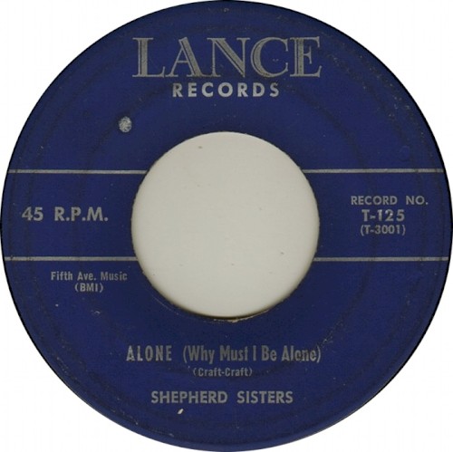 Alone (Why Must I Be Alone) / Congratulations to Someone