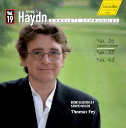 Complete Symphonies Volume 19, Symphonies 26, 27 & 42
