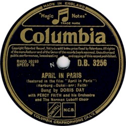 April in Paris / Your Mother and Mine