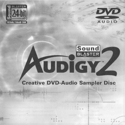 Audigy 2 - Creative DVD-Audio Sampler Disc