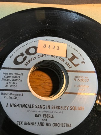 A Nightingale Sang in Berkeley Square / Booglie Wooglie Piggy