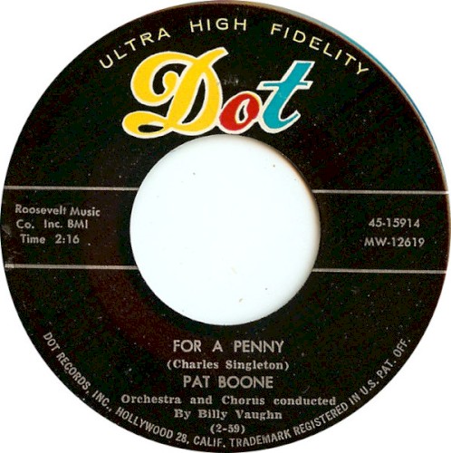 For A Penny / The Wang Dang Taffy-Apple Tango (The Mambo Cha Cha Cha)