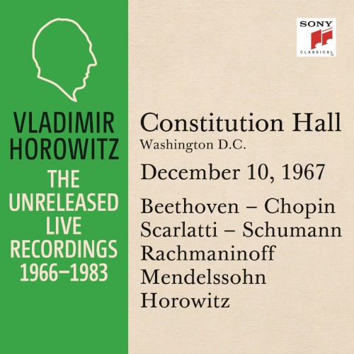 Vladimir Horowitz in Recital at Constitution Hall Washington D.C. December 10 1967