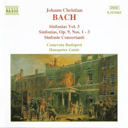 Sinfonias, Vol. 3: Sinfonias, op. 9, nos. 1-3 / Sinfonie Concertanti