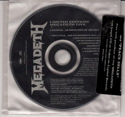 Limited Edition! Megadeth Live