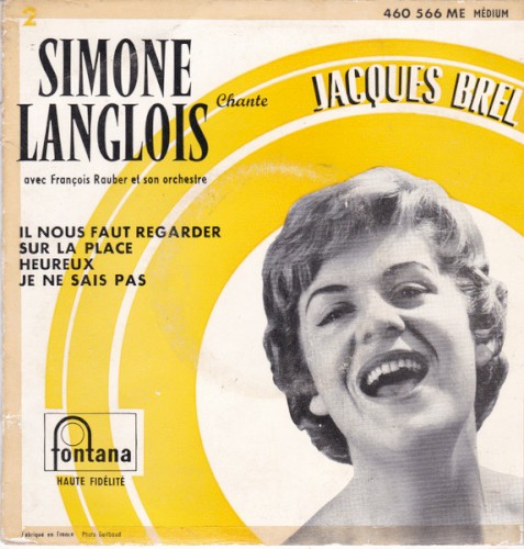 Simone Langlois chante Jacques Brel