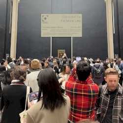 Distracted by the Mona Lisa