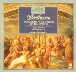 Concerto pour violon en ré opus 61
