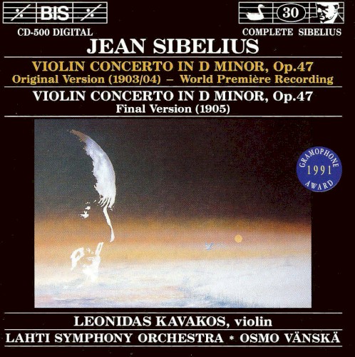Violin Concerto in D minor, Original and Final Version