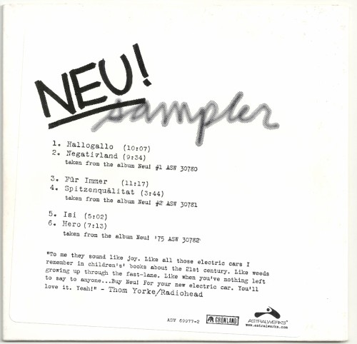 Neu! Sampler