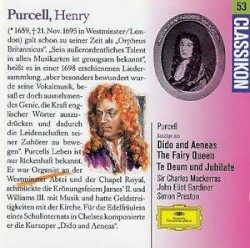 Dido and Aeneas / The Fairy Queen / Te Deum & Jubilate (excerpts)