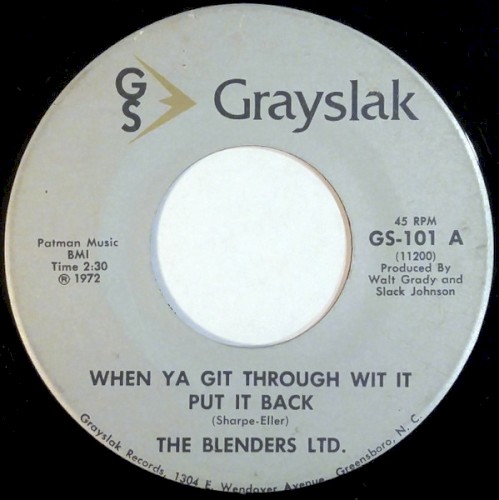 When Ya Git Through Wit It Put It Back