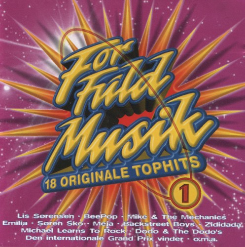 For fuld musik 1 – 18 originale tophits