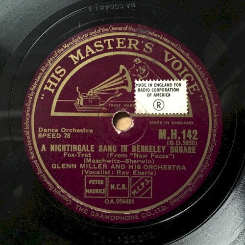 A Nightingale Sang in Berkeley Square / My Prayer