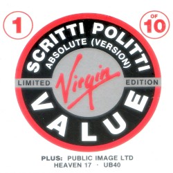 Virgin Value Limited Edition 1 of 10