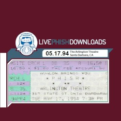1994-05-17: The Arlington Theatre, Santa Barbara, CA, USA