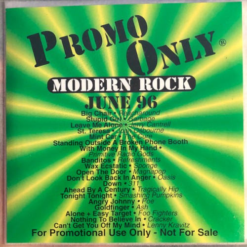 Promo Only: Modern Rock Radio, June 1996