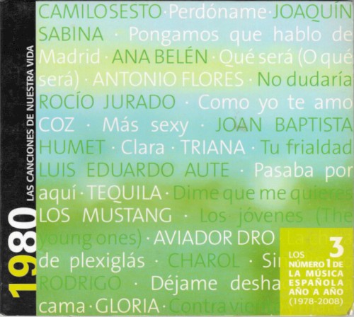 Los número 1 de la música española año a año: 1980