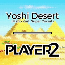Yoshi Desert (from "Mario Kart: Super Circuit")
