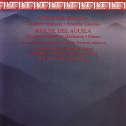Berger: Concerto manuale / Rondino giocoso / Del Águila: Clarinet Concerto / Herbsttag / Hexen