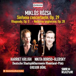 Sinfonia concertante, op. 29 / Rhapsody, op. 3 / Notturno ungherese, op. 28
