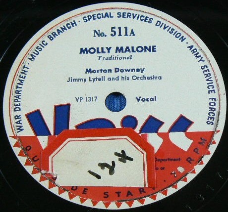 Molly Malone / Don’t Apologize / Limehouse Blues