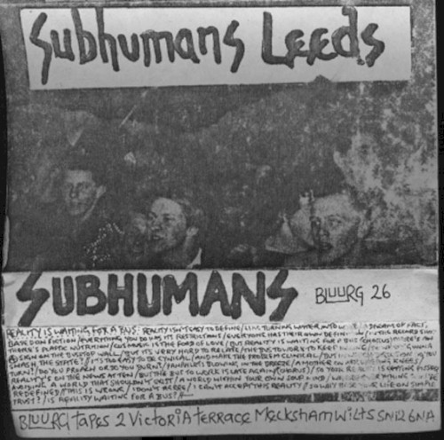 Subhumans Leeds