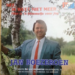 Nee, ik weet niet meer / Hier is ’n bloemetje voor jou