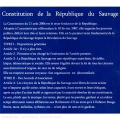 Constitution de la République du sauvage