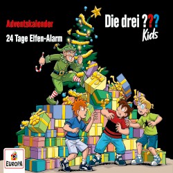 Die drei ??? Kids Adventskalender 2024: 24 Tage Elfen‐Alarm