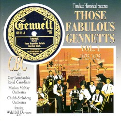 Those Fabulous Gennetts Vol. 1 1923-1925