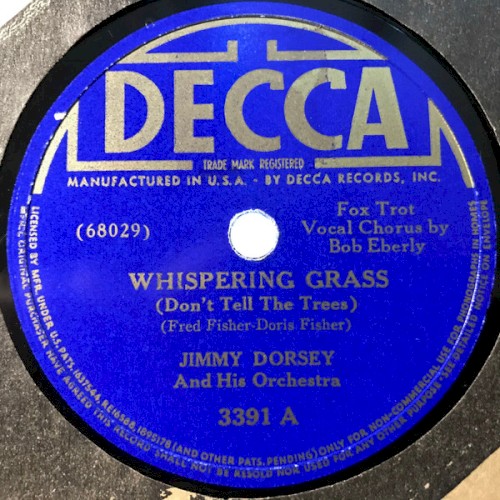 Whispering Grass / Talkin’ to My Heart