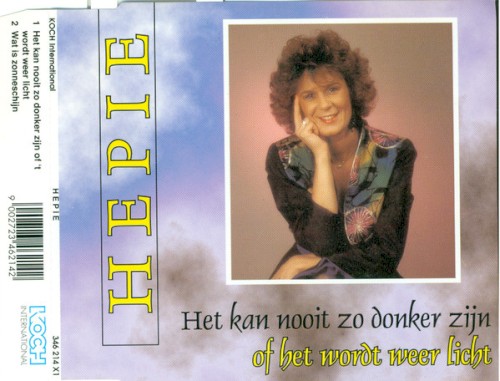 Het kan nooit zo donker zijn