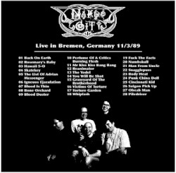 1989-11-03: Schauburg, Bremen, Germany
