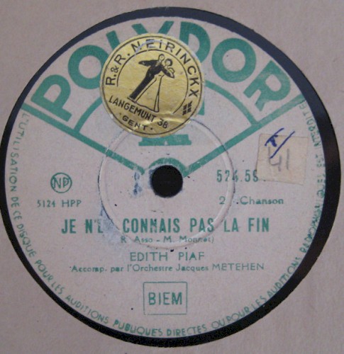 Je n’en connais pas la fin / C’est lui que mon cœur a choisi