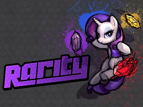 MLP Fighting is Magic – Rarity Theme