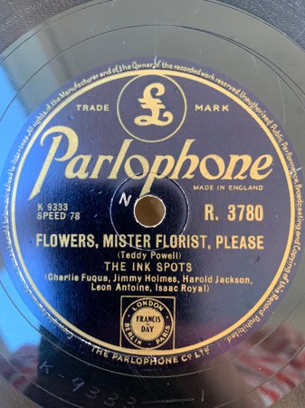 Flowers, Mister Florist, Please / Here in My Lonely Room