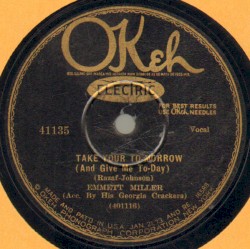 Take Your To-Morrow (And I'll Give You To-Day) / Dusky Stevedore