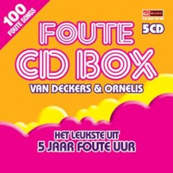Foute CD Box van Deckers & Ornelis: Het leukste uit 5 jaar Foute Uur