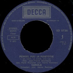 Penkki, puu ja puistotie