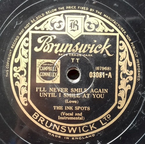 I'll Never Smile Again Until I Smile at You / My Greatest Mistake