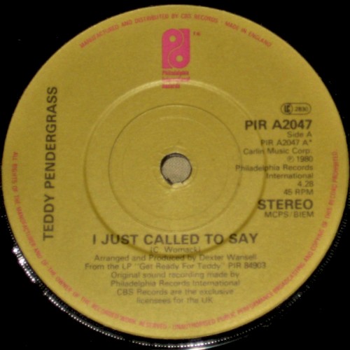 I Just Called to Say