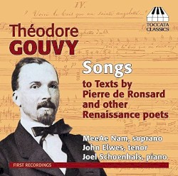 Songs to Texts by Pierre de Ronsard and other Renaissance poets