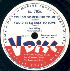 You Do Something to Me / You’d Be So Easy to Love / Route 66 / A Little Handicap