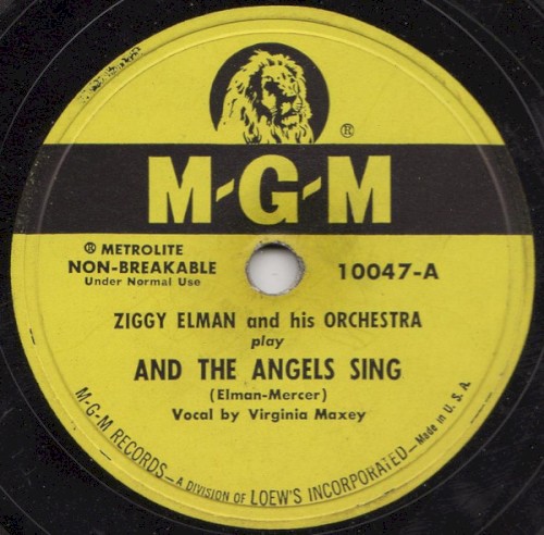 And the Angels Sing / Three Little Words
