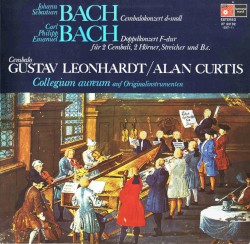 Johann Sebastian Bach: Cembalokonzert d-moll / Carl Philipp Emmanuel Bach: Doppelkonzert F-dur für 2 Cembali, 2 Hörner, Streicher und B.c.
